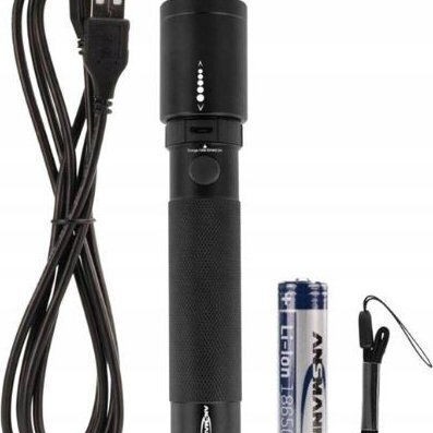 Ansmann Επαναφορτιζόμενος Φακός LED IPX4 με Μέγιστη Φωτεινότητα 400lm Future T400FR