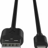Ansmann Regular USB to Lightning Cable Μαύρο 1m (1700-0131)
