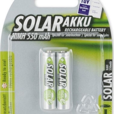 Ansmann Solar Επαναφορτιζόμενες Μπαταρίες AAA Ni-MH 550mAh 1.2V 2τμχ