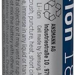 Ansmann Επαναφορτιζόμενη Μπαταρία 18650 Li-ion 2600mAh 3.6V 1τμχ