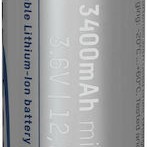 Ansmann Επαναφορτιζόμενη Μπαταρία 18650 Li-ion 3400mAh 3.6V 1τμχ