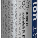 Ansmann Επαναφορτιζόμενη Μπαταρία 18650 Li-ion 3400mAh 3.6V 1τμχ
