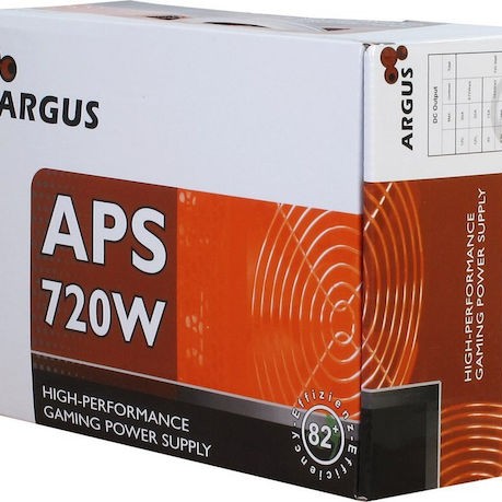 Inter-Tech Argus APS 720W Μαύρο Τροφοδοτικό Υπολογιστή Full Wired