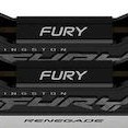 Kingston Fury Renegade Silver DDR5 32GB RAM με 2x16GB Modules και Ταχύτητα 6400 για Desktop