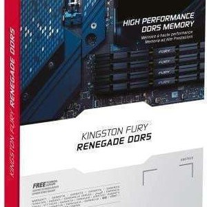 Kingston Fury Renegade Silver DDR5 32GB RAM με 2x16GB Modules και Ταχύτητα 6400 για Desktop