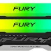 Kingston Fury Renegade RGB DDR5 32GB RAM με 2x16GB Modules και Ταχύτητα 6400 για Desktop