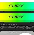 Kingston Fury Renegade RGB DDR5 32GB RAM με 2x16GB Modules και Ταχύτητα 6400 για Desktop