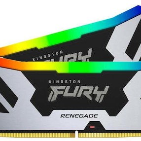 Kingston Fury Renegade RGB DDR5 32GB RAM με 2x16GB Modules και Ταχύτητα 6400 για Desktop