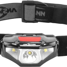 Ansmann Φακός Κεφαλής LED IP44 με Μέγιστη Φωτεινότητα 65lm HD70B