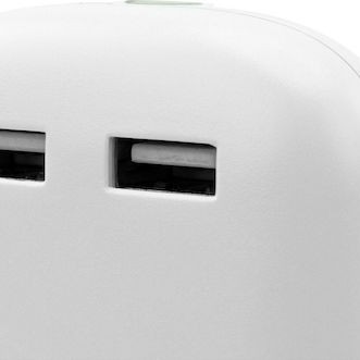 Ansmann Φορτιστής Χωρίς Καλώδιο με 2 Θύρες USB-A Λευκός (NL15AC+)