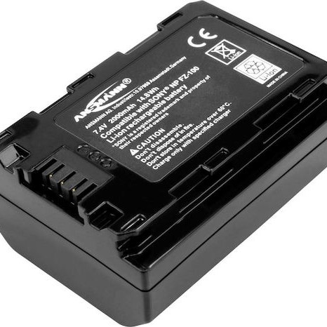 Ansmann Μπαταρία Φωτογραφικής Μηχανής NP FZ-100 Ιόντων-Λιθίου (Li-ion) 2000mAh Συμβατή με Sony