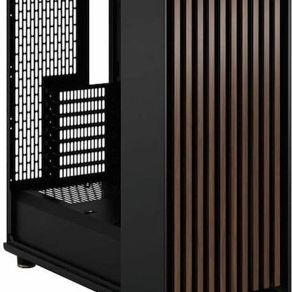 Fractal Design North Gaming Midi Tower Κουτί Υπολογιστή με Πλαϊνό Παράθυρο Charcoal Black