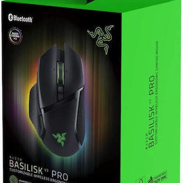 Razer Basilisk V3 Pro Ασύρματο RGB Gaming Ποντίκι 30000 DPI Μαύρο