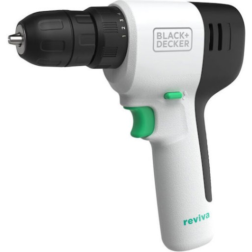 Black & Decker Reviva Δραπανοκατσάβιδο Μπαταρίας 12V 1x1.5Ah