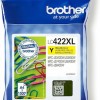 Brother LC422XL Γνήσιο Πακέτο 5 Μελανιών Εκτυπωτή InkJet Κίτρινο