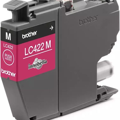 Brother LC422 Γνήσιο Μελάνι Εκτυπωτή InkJet Ματζέντα (LC-422M)