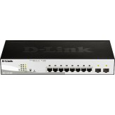 D-Link DGS-1210-08P Managed L2 PoE Switch με 8 Θύρες Gigabit (1Gbps) Ethernet και 2 SFP Θύρες