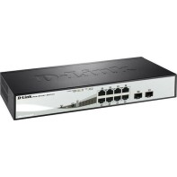 D-Link DGS-1210-08P Managed L2 PoE Switch με 8 Θύρες Gigabit (1Gbps) Ethernet και 2 SFP Θύρες