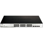D-Link DGS-1210-28MP/E Managed L2 PoE+ Switch με 24 Θύρες Gigabit (1Gbps) Ethernet και 4 SFP Θύρες