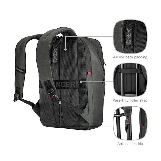 Wenger Backpack 19lt Γκρι