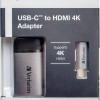 Verbatim Μετατροπέας HDMI female σε USB-C male Γκρι 1τμχ (49143)