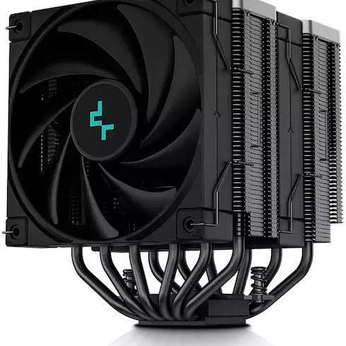 Deepcool AK620 Zero Dark Ψύκτρα Επεξεργαστή Διπλού Ανεμιστήρα για Socket AM4/AM5/1200/115x/1700