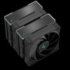 Deepcool AK620 Zero Dark Ψύκτρα Επεξεργαστή Διπλού Ανεμιστήρα για Socket AM4/AM5/1200/115x/1700