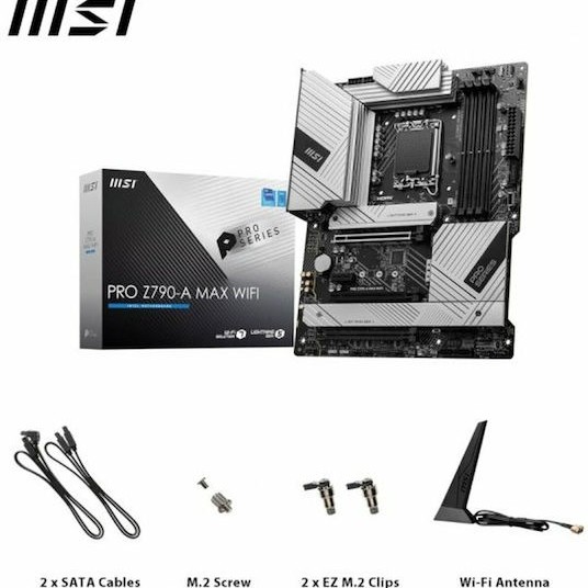 MSI PRO Z790-A MAX WIFI Motherboard ATX με Intel 1700 Socket
