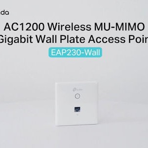 TP-LINK EAP230-Wall v1 Access Point Wi‑Fi 5 Dual Band (2.4 & 5GHz)