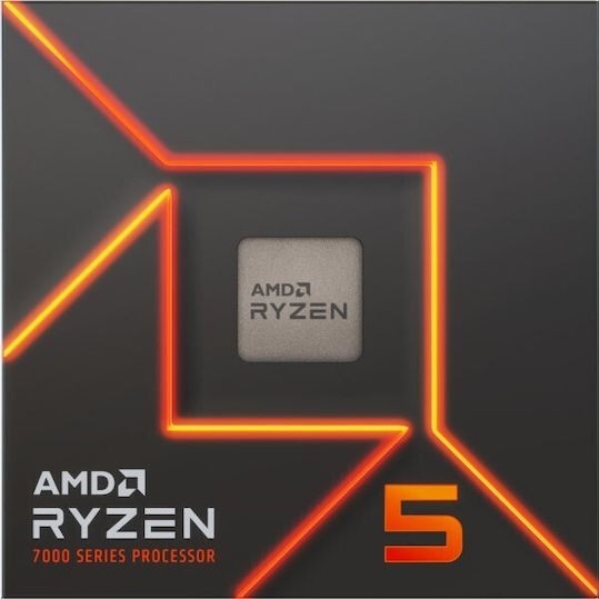 AMD Ryzen 5 7600X 4.7GHz Επεξεργαστής 6 Πυρήνων για Socket AM5 σε Κουτί