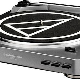 Audio Technica AT-LP60XUSB Πικάπ Belt Drive με Προενίσχυση Ασημί