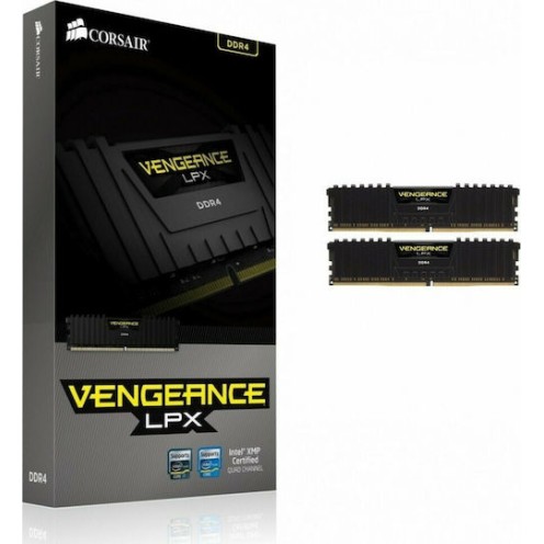Corsair Vengeance LPX DDR4 16GB RAM με 2x8GB Modules και Ταχύτητα 3200 για Desktop