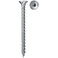 Fischer Powerfast Ii Ctf 3.0 X 16 Chipboard Screw (200 Pieces) Fully Threaded, Countersunk Screw With Inner Star, Screw For Woodworking, Reduces Screwing Resistance & Screwing Time