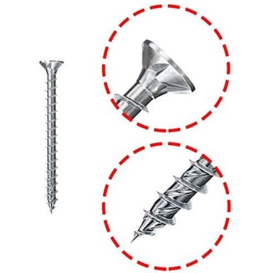 fischer Ξυλόβιδα με Διάμετρο M3.5 και Μήκος 25mm 200τμχ