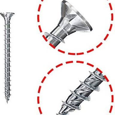 fischer Ξυλόβιδα με Διάμετρο M3.5 και Μήκος 25mm 200τμχ