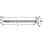 fischer Ξυλόβιδα με Διάμετρο M3.5 και Μήκος 25mm 200τμχ