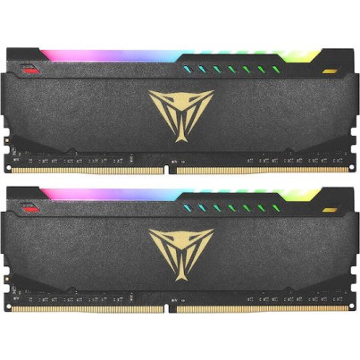 Patriot Viper Steel RGB DDR4 32GB RAM με 2x16GB Modules και Ταχύτητα 3200 για Desktop