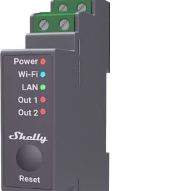 Shelly PRO 2 Ρελέ Ράγας Ισχύος 16A με Τάση 230V