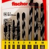 fischer Σετ 8 Διαμαντοτρύπανα για Δομικά Υλικά