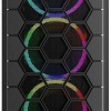 Sharkoon HEX Gaming Midi Tower Κουτί Υπολογιστή με Πλαϊνό Παράθυρο και RGB Φωτισμό Μαύρο