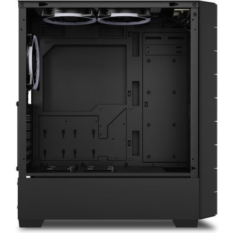 Sharkoon HEX Gaming Midi Tower Κουτί Υπολογιστή με Πλαϊνό Παράθυρο και RGB Φωτισμό Μαύρο