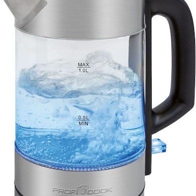Profi Cook PC-WKS 1229 G Βραστήρας 1lt 1600W Ασημί