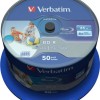 Verbatim Εγγράψιμα BD-R 6x Dual Layer Printable 25GB Cake Box 50τμχ