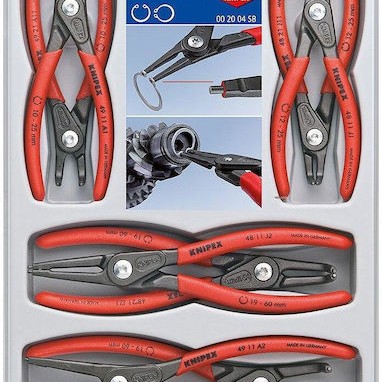 Knipex Τσιμπίδες Ασφαλείας Σετ 8τμχ