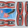 Knipex Τσιμπίδες Ασφαλείας Σετ 8τμχ
