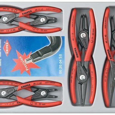 Knipex Τσιμπίδες Ασφαλείας Σετ 8τμχ
