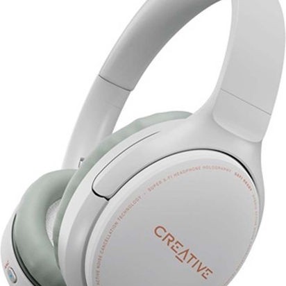 Creative Zen Hybrid Ασύρματα / Ενσύρματα Over Ear Ακουστικά με Ραδιόφωνο με 27 ώρες Λειτουργίας και Quick Charge Λευκά