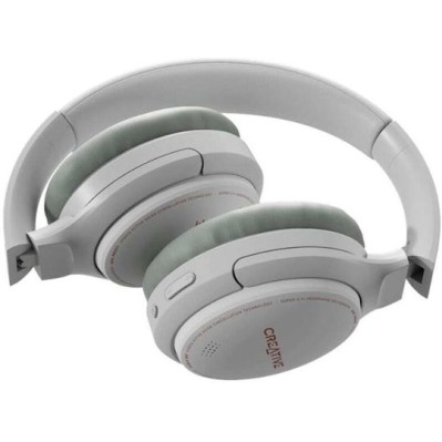 Creative Zen Hybrid Ασύρματα / Ενσύρματα Over Ear Ακουστικά με Ραδιόφωνο με 27 ώρες Λειτουργίας και Quick Charge Λευκά