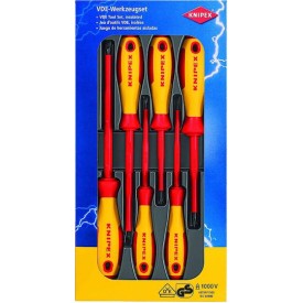 Knipex Σετ 6 Κατσαβίδια Ηλεκτρολόγου VDE 1000V