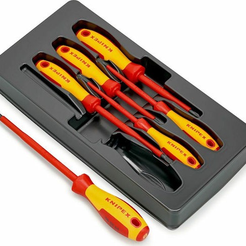 Knipex Σετ 6 Κατσαβίδια Ηλεκτρολόγου VDE 1000V